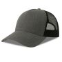RAPPER COTTON-S, GREY MELANGE / BLACK, One size, ATLANTIS HEADWEAR