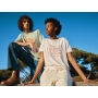 IQONIQ Yala dames lichtgewicht gerecycled katoen t-shirt, cloud pink (XXS)