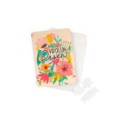 A6 kaart in pergamijn envelop