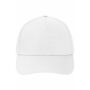 5 Panel Laser-Cut Cap white one size