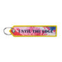 Full color bedrukte sleutelhanger met driehoekig uiteinde