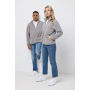 Iqoniq Talung gerecycled polyester fleece jas met rits, storm grey (M)