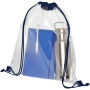 Lancaster transparante premium rugzak 5L - Navy/Transparant
