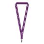 Polyester lanyard met reflecterende draden