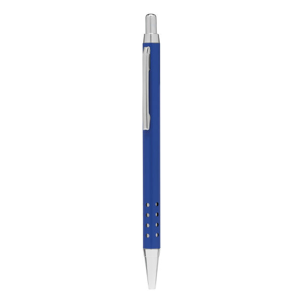 BUDAPEST - Messing balpen mat blauw BUDAPEST - Messing balpen mat blauw