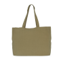 Grote 'evergreen' shopper Washed Lichen Green One Size