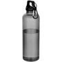 Oregon 750 ml waterfles van RCS-gecertificeerd gerecycled plastic met karabijnhaak - Zwart
