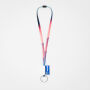 Ronde polyester sublimatie lanyard met full color label