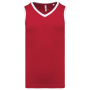 Basketbalshirt voor heren Sporty Red / White 4XL