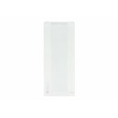 Papieren zak 50g/m² 14 x 6 x 27cm - Wit