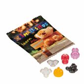 Vruchtengummies in veel standaard vormen, Wit, Halloween Vruchtengummies in veel standaard vormen, Wit, Halloween