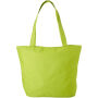 Panama polyester draagtas met rits 20L - Lime