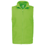 Bodywarmer van microfleece heren Lime M
