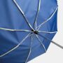 Stormvaste, automatisch te openen- en sluiten, uit 3 secties bestaande opvouwbare paraplu BORA blauw