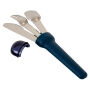 Bestekset RE98-CUTLA - donkerblauw, zilver