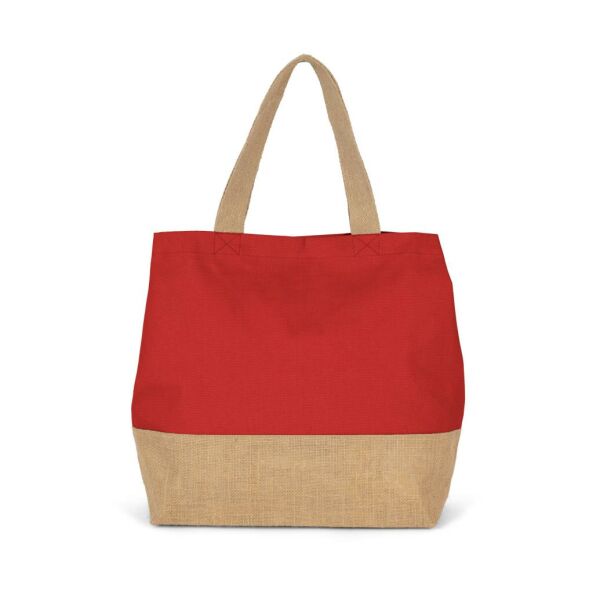 Shopper van jute- & katoencanvas