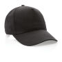 Impact AWARE™ 5 panel 190gr gerecycled katoenen cap, zwart