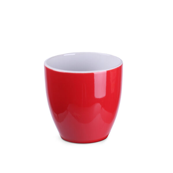 Beker Americano Small Duo 250ml rood/wit Beker Americano Small Duo 250ml rood/wit