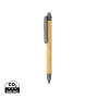 Write responsible recycled papieren pen, grijs