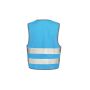 CORE JUNIOR ENHANCED VISIBILITY VEST, SKY, 4/6, RESULT