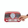 CD radio recorder DINER rood, zilver