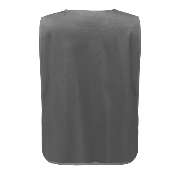Personalisatie veiligheidshesje met reflecterende rand Grey XXL/3XL Personalisatie veiligheidshesje met reflecterende rand Grey XXL/3XL