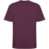 Bull oversized unisex T-shirt met korte mouwen - Plum red - 3XL
