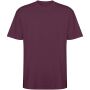 Bull oversized unisex T-shirt met korte mouwen - Plum red - 3XL