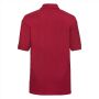RUS Children's Classic Polycot. Polo, Classic Red, 11-12jr