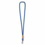 Polyester koord-keycord met bamboe plaatje