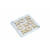 Boter-kaas-en-eieren onderzetter - Wit