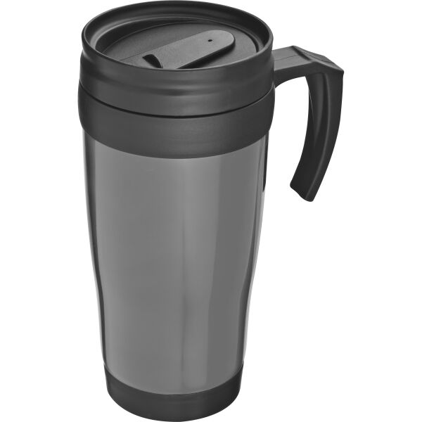 Kunststof drinkbeker met afsluitbare deksel- 0,4L Kunststof drinkbeker met afsluitbare deksel- 0,4L