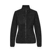 Bonded fleece jacket | women - Black, 3XL