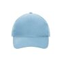 5 Panel Cap Heavy Cotton light-blue one size