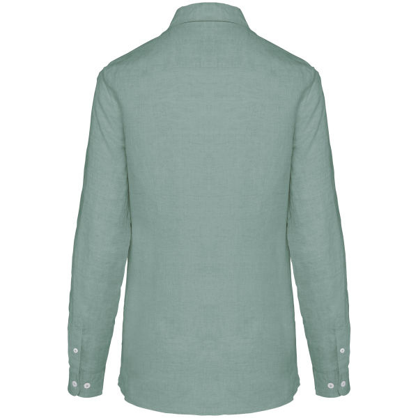 Linnen damesblouse Jade Green XXL Linnen damesblouse Jade Green XXL