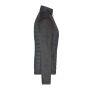 Ladies' Knitted Hybrid Jacket grey-melange/anthracite-melange XS