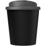 Americano® Espresso Eco 250 ml gerecyclede beker met knoeibestendig deksel - Zwart/Grijs Americano® Espresso Eco 250 ml gerecyclede beker met knoeibestendig deksel - Zwart/Grijs