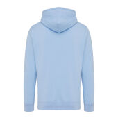 Iqoniq Rila lichtgewicht gerecycled katoen hoodie, sky blue (S)