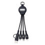 6-in-1 oplaadkabel met licht REEVES-PUHALANI SWITCH - zwart, wit 6-in-1 oplaadkabel met licht REEVES-PUHALANI SWITCH - zwart, wit