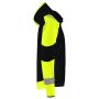 Softshell Capuchon Reflective Redefined 406111 Black-Fluor Yellow 3XL