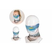 Multifunctionele sjaal custom-made - Wit/transparant Multifunctionele sjaal custom-made - Wit/transparant