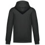 Gerecycled sweater met rits en capuchon uniseks Dark Grey 4XL