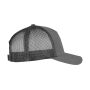 S-Panel Retro Trucker Cap - Charcoal - One Size