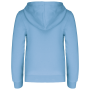 Kinder Sweater met gecontrasteerde capuchon Sky Blue / White 12/14 jaar Kinder Sweater met gecontrasteerde capuchon Sky Blue / White 12/14 jaar