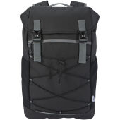 Aqua GRS gerecyclede waterbestendige 15,6" laptoprugzak 23 l - Zwart