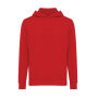 IQONIQ Rila lichtgewicht gerecycled katoen hoodie, rood (XXL)