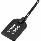 Gerecyclede PU bagagelabel Isen zwart