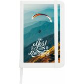 Notitieboek Dita | Gerecycled PU | A6 | Gelinieerd zwart