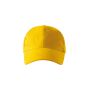Cap unisex 6P yellow adjustable