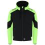 Softshell Capuchon Bicolor Redefined 406118 Black-Lime 3XL
